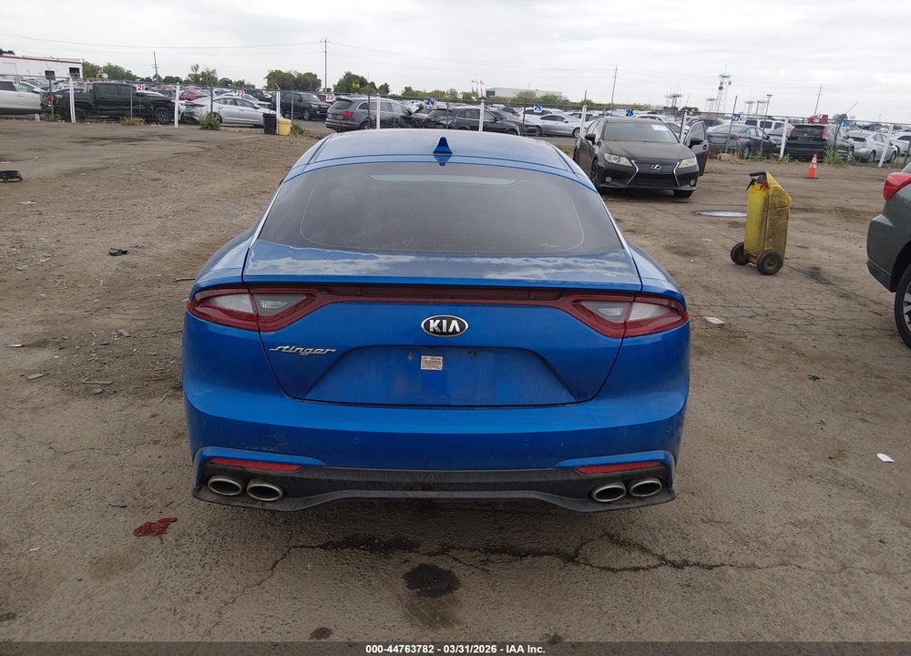 2018 KIA STINGER PREMIUM VIN: KNAE25LA6J6014935