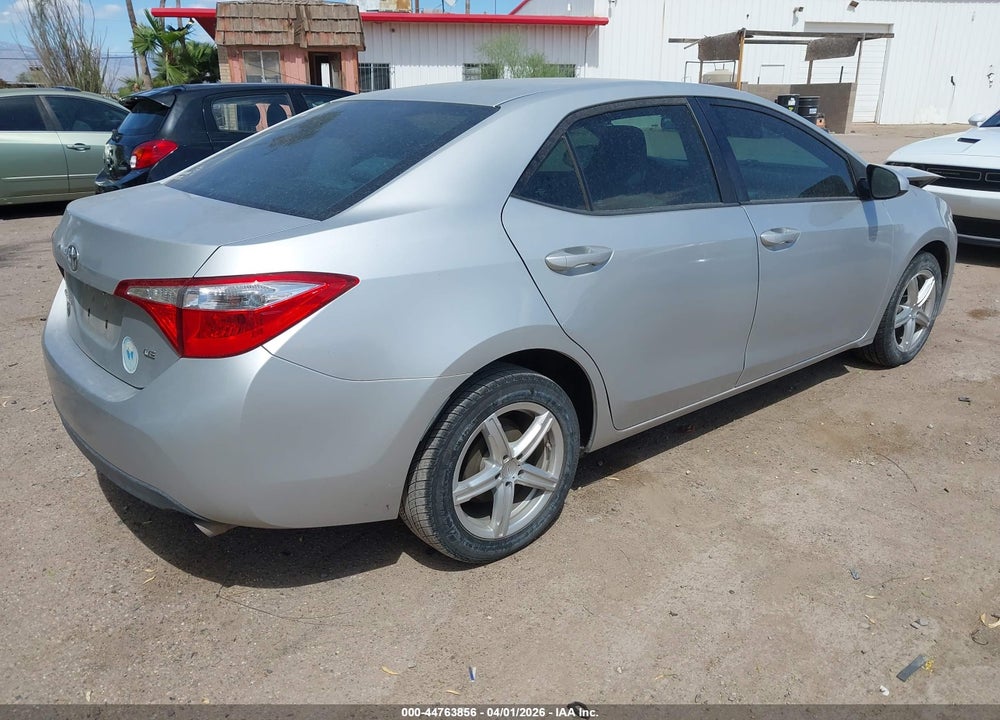 2016 TOYOTA COROLLA LE VIN: 2T1BURHE6GC545721