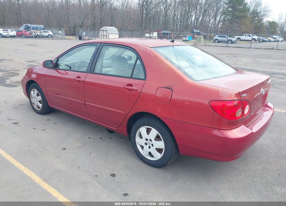 2007 TOYOTA COROLLA LE VIN: 2T1BR32EX7C781649
