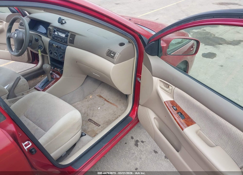 2007 TOYOTA COROLLA LE VIN: 2T1BR32EX7C781649