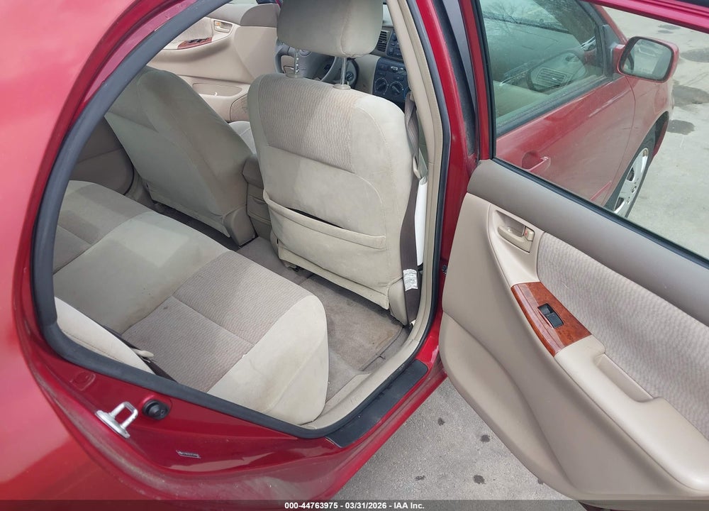2007 TOYOTA COROLLA LE VIN: 2T1BR32EX7C781649