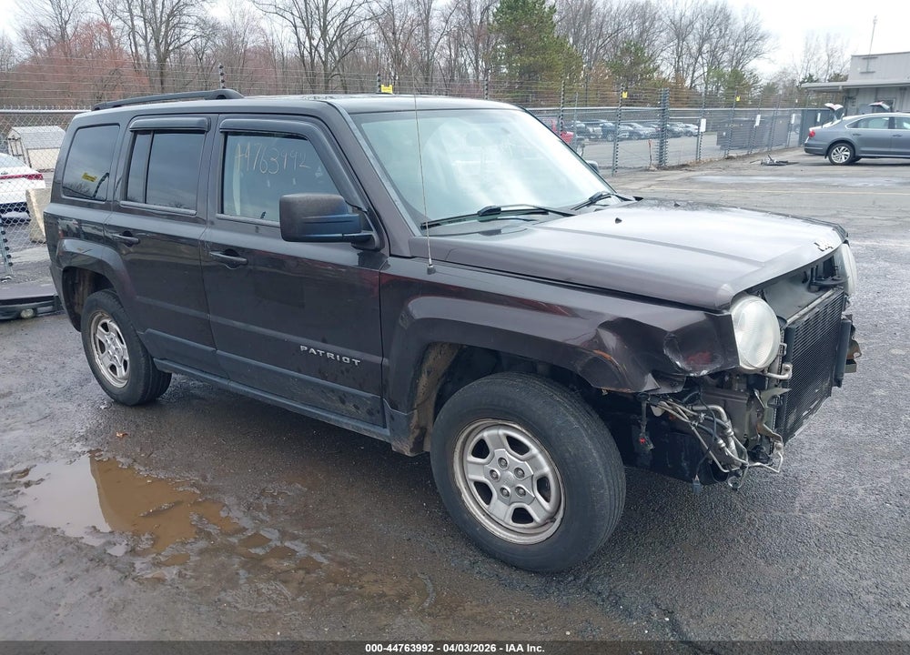 2014 JEEP PATRIOT SPORT VIN: 1C4NJRBB5ED533967
