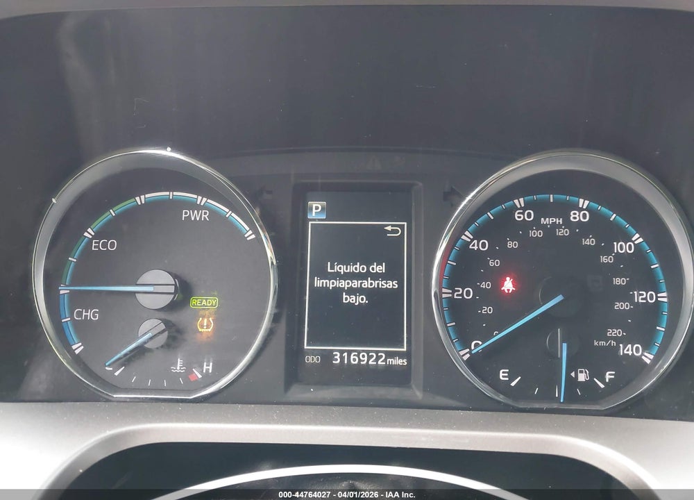 2016 TOYOTA RAV4 HYBRID XLE VIN: JTMRJREV0GD058481