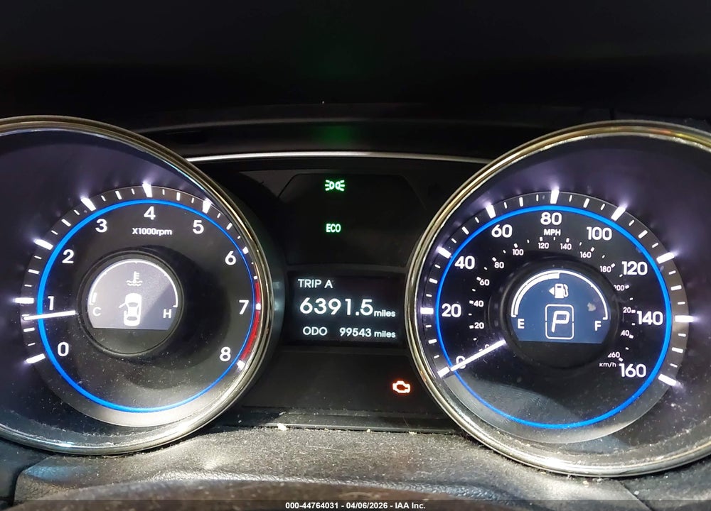 2013 HYUNDAI SONATA GLS VIN: 5NPEB4AC2DH553886