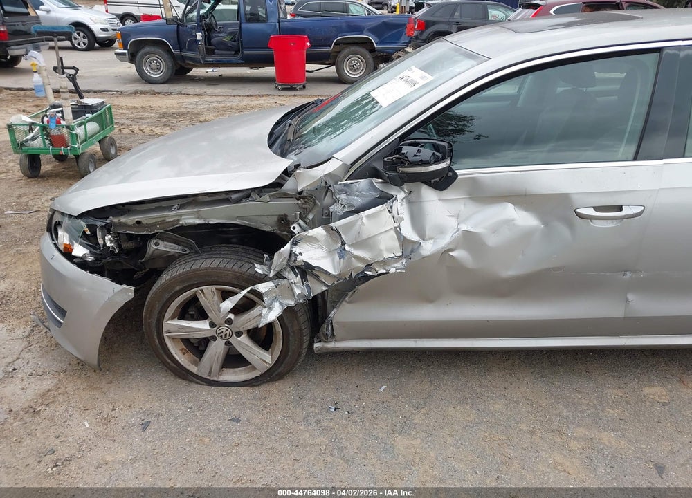 2013 VOLKSWAGEN PASSAT 2.5L SE VIN: 1VWBP7A39DC073259