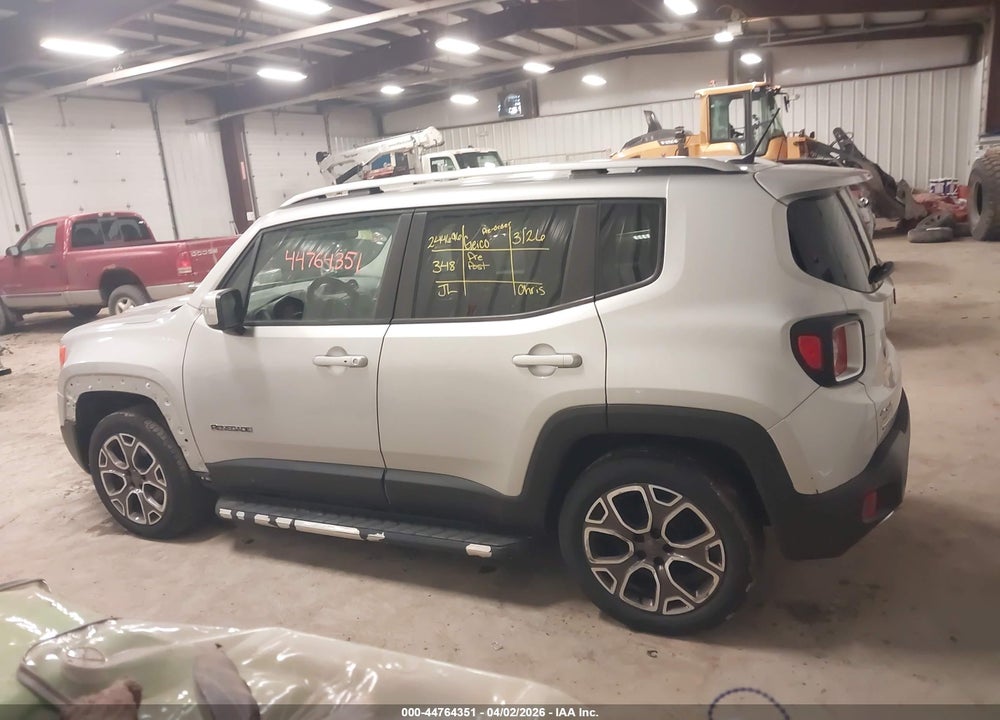 2015 JEEP RENEGADE LIMITED VIN: ZACCJBDT5FPC22840