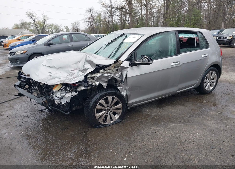 2015 VOLKSWAGEN GOLF TDI S 4-DOOR VIN: 3VW2A7AU2FM090707