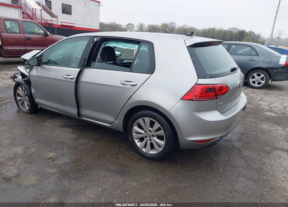 2015 VOLKSWAGEN GOLF TDI S 4-DOOR VIN: 3VW2A7AU2FM090707