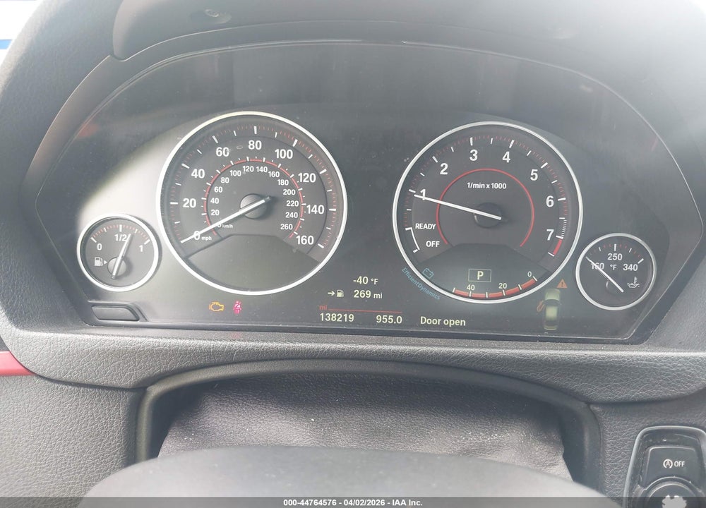 2015 BMW 335I XDRIVE VIN: WBA3B9G53FNR93323