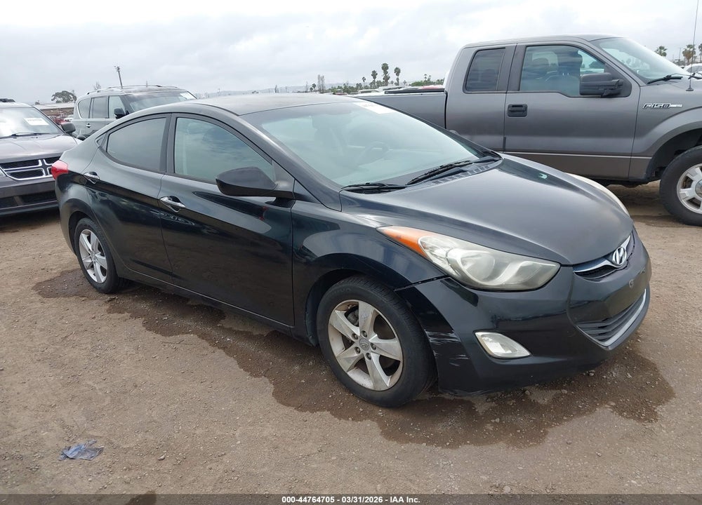 2012 HYUNDAI ELANTRA GLS VIN: 5NPDH4AE4CH099585
