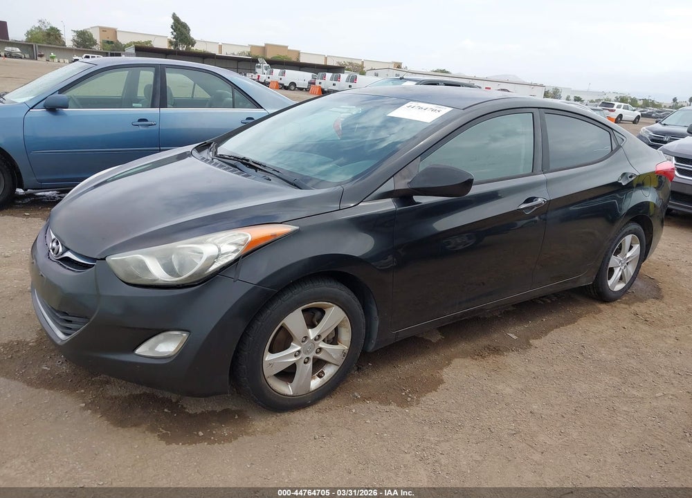 2012 HYUNDAI ELANTRA GLS VIN: 5NPDH4AE4CH099585
