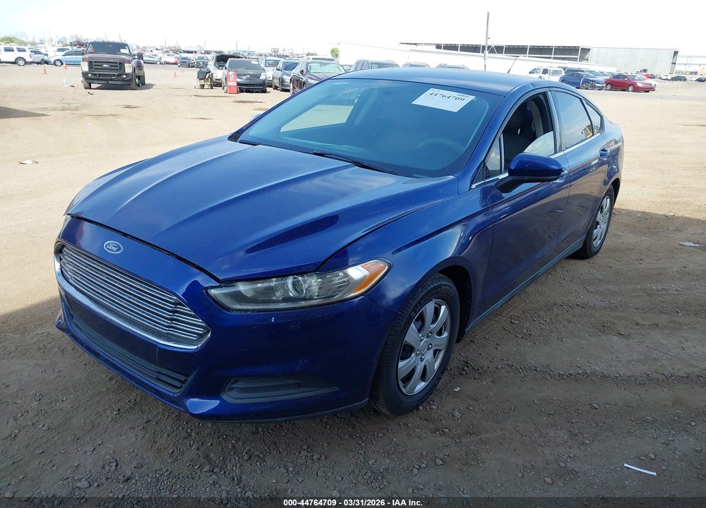 2013 FORD FUSION S VIN: 3FA6P0G74DR209021