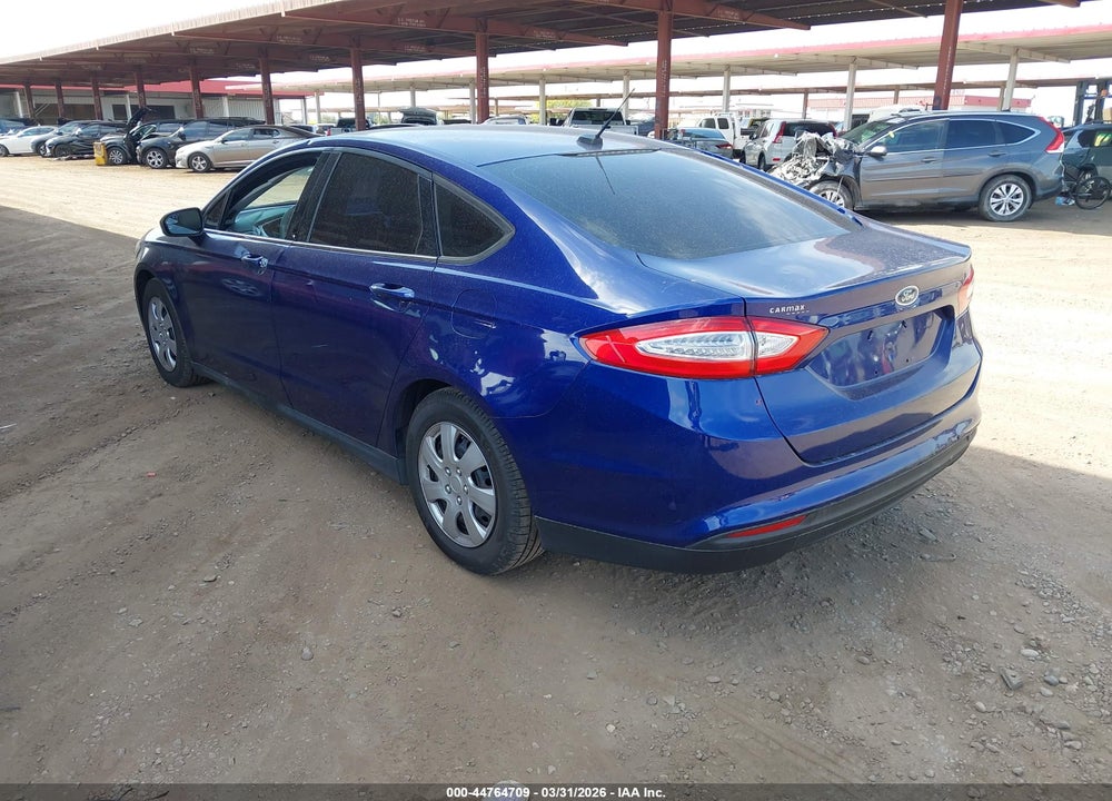 2013 FORD FUSION S VIN: 3FA6P0G74DR209021