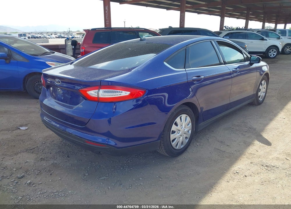 2013 FORD FUSION S VIN: 3FA6P0G74DR209021