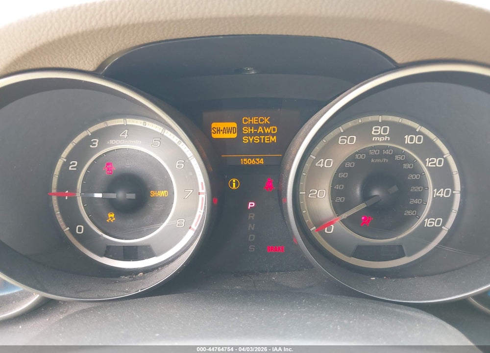 2010 ACURA MDX 3.7L (A6) VIN: 2HNYD2H24AH520671