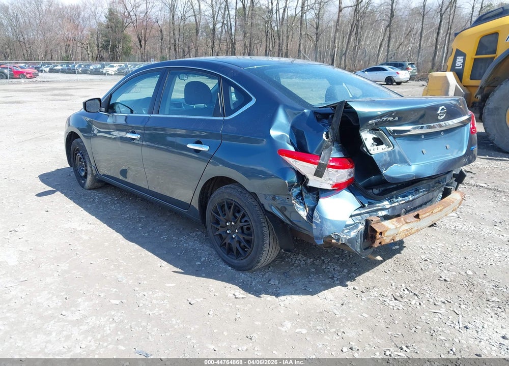 2014 NISSAN SENTRA S VIN: 3N1AB7APXEY336788