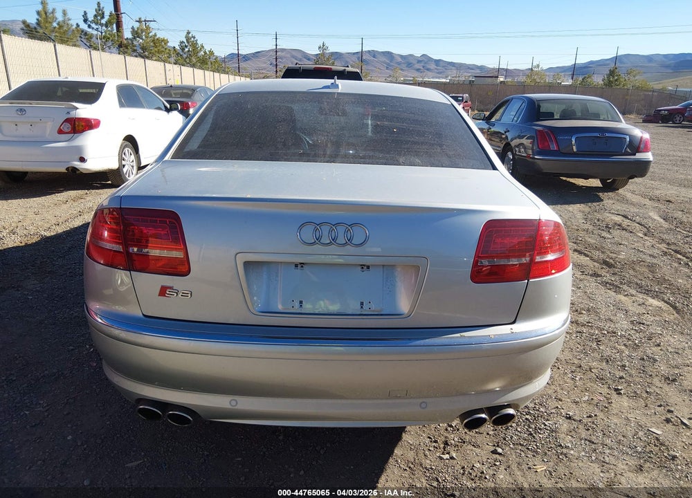 2008 AUDI S8 5.2 VIN: WAUPN94E78N001619
