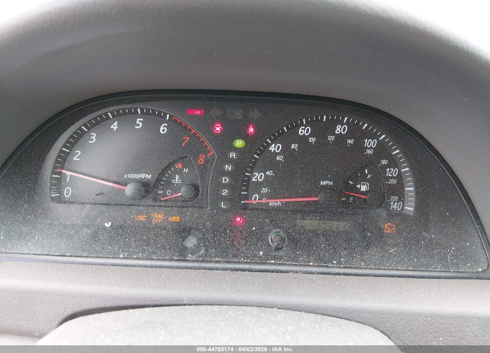 2002 TOYOTA CAMRY XLE V6 VIN: 4T1BF30K82U003830