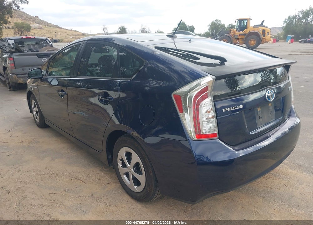 2013 TOYOTA PRIUS THREE VIN: JTDKN3DU9D1733575