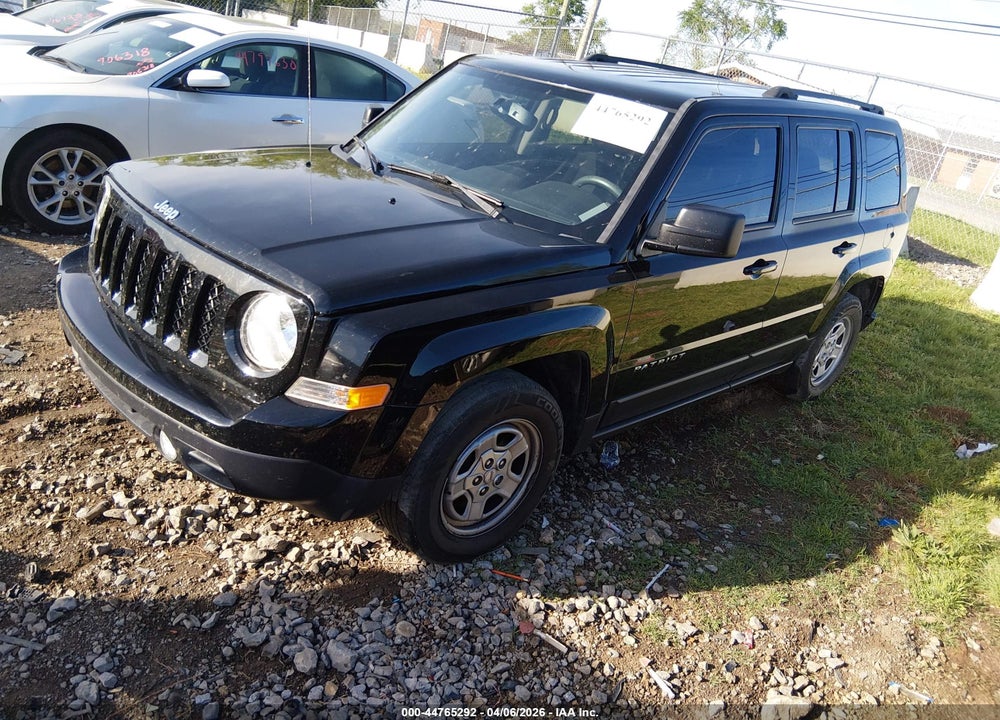 2017 JEEP PATRIOT SPORT FWD VIN: 1C4NJPBB4HD202354