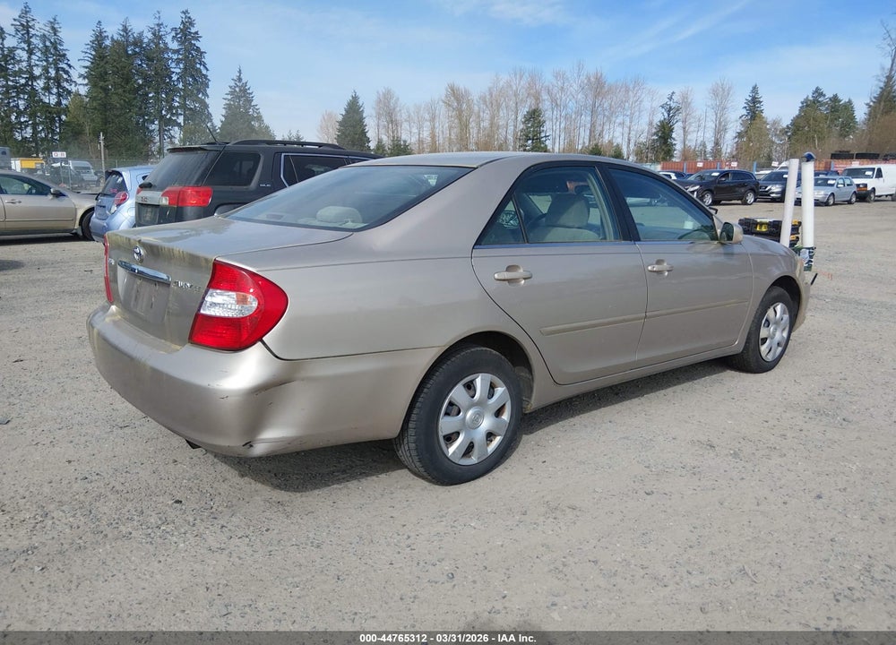 2003 TOYOTA CAMRY LE VIN: 4T1BE32K43U687776