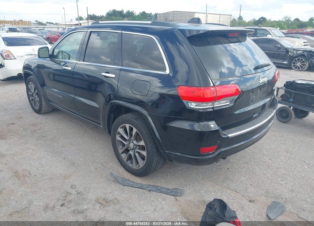 2017 JEEP GRAND CHEROKEE OVERLAND 4X2 VIN: 1C4RJECG6HC845942