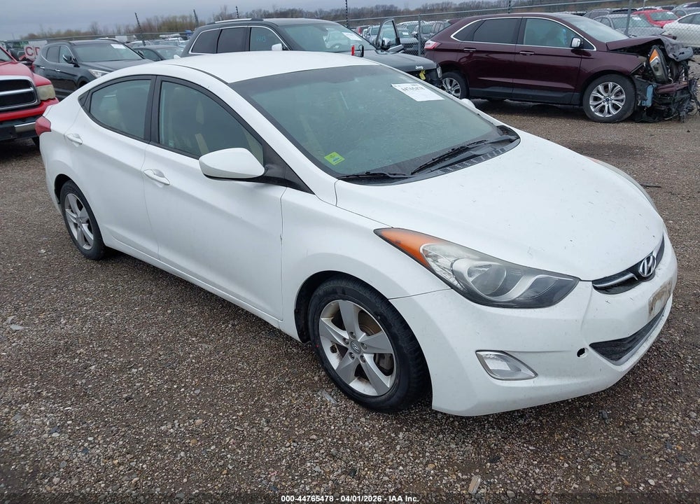 2013 HYUNDAI ELANTRA GLS VIN: 5NPDH4AE0DH349468