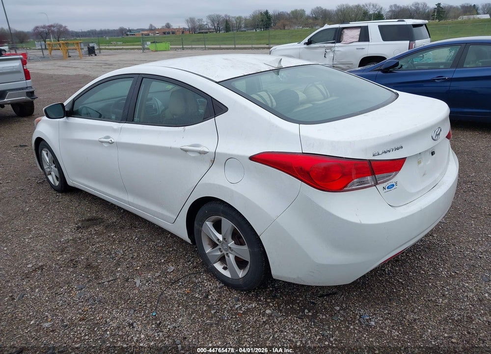 2013 HYUNDAI ELANTRA GLS VIN: 5NPDH4AE0DH349468