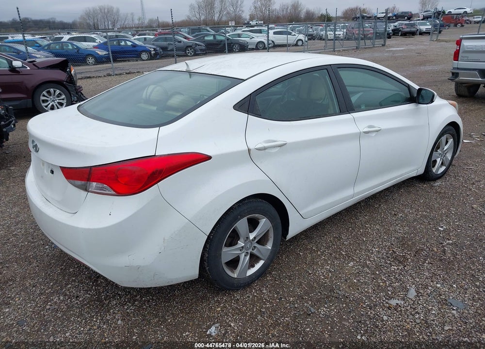 2013 HYUNDAI ELANTRA GLS VIN: 5NPDH4AE0DH349468