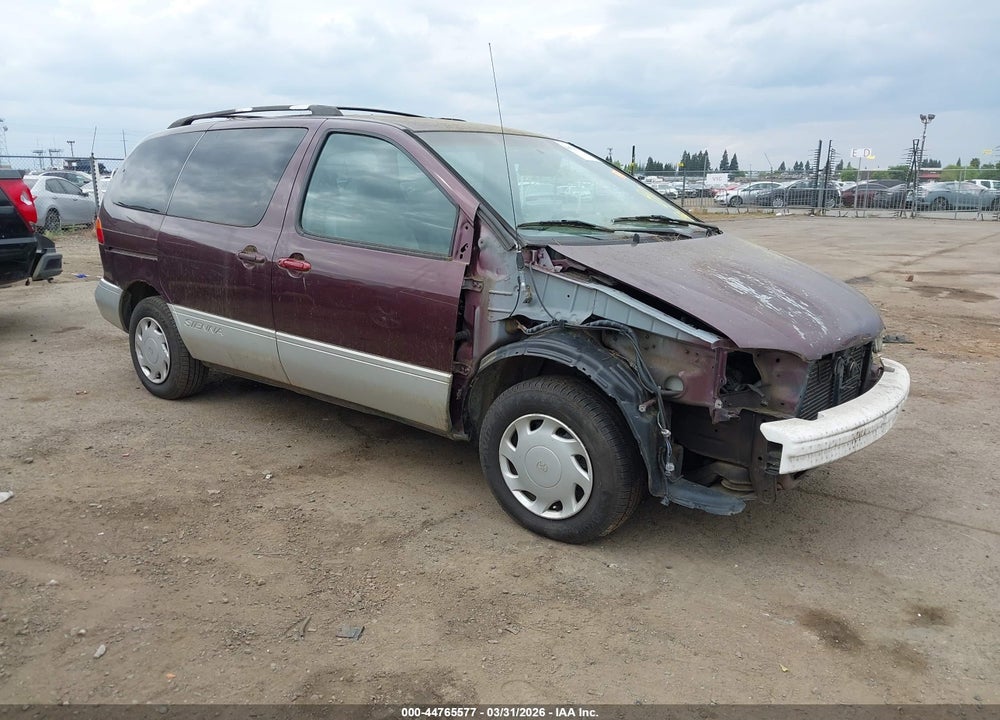 2000 TOYOTA SIENNA XLE VIN: 4T3ZF13C2YU171597