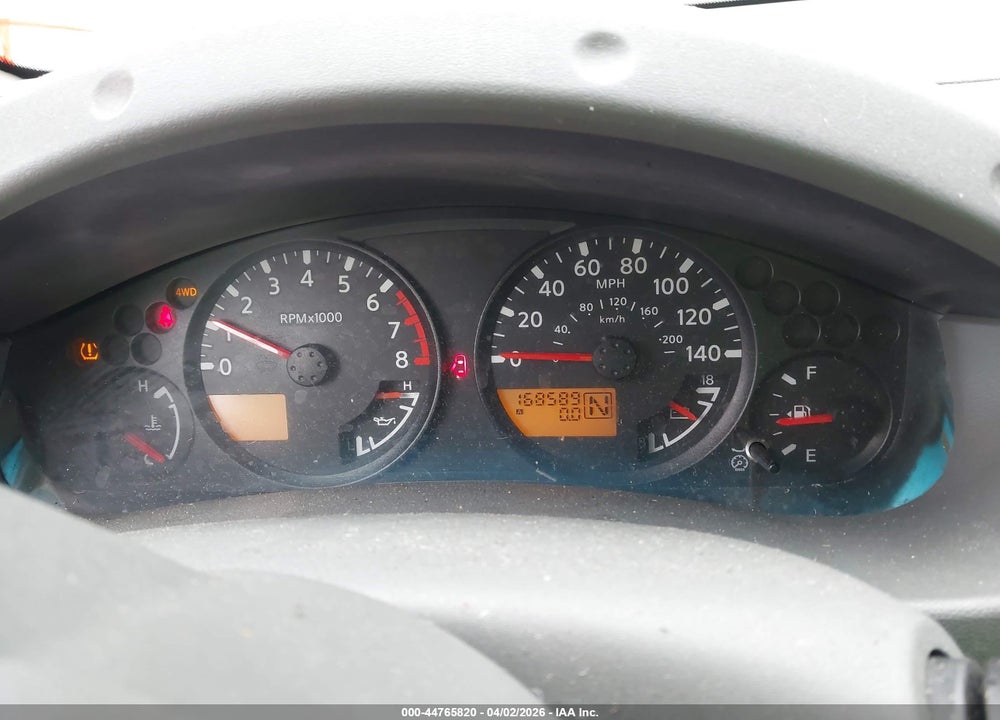 2005 NISSAN FRONTIER LE VIN: 1N6AD07W35C404903
