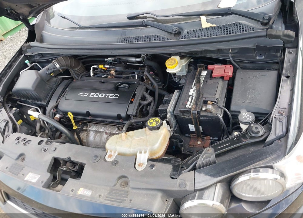 2012 CHEVROLET SONIC VIN: 1G1JB6SH1C4118150