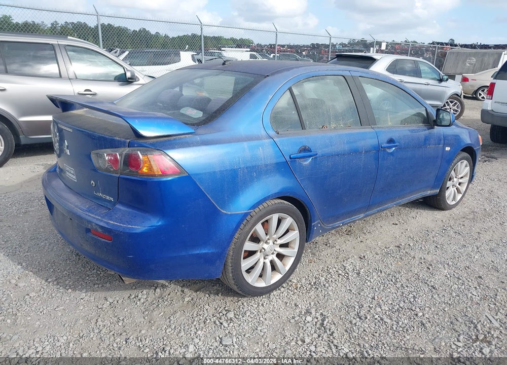 2011 MITSUBISHI LANCER GTS VIN: JA32U8FW7BU031196