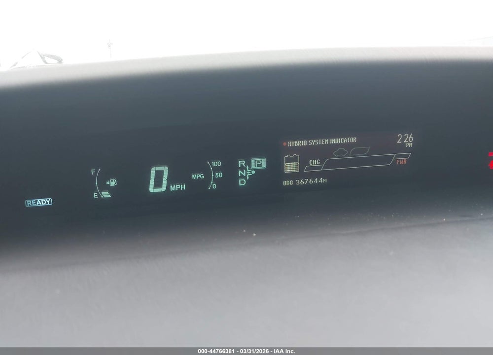 2012 TOYOTA PRIUS THREE VIN: JTDKN3DU2C5474404