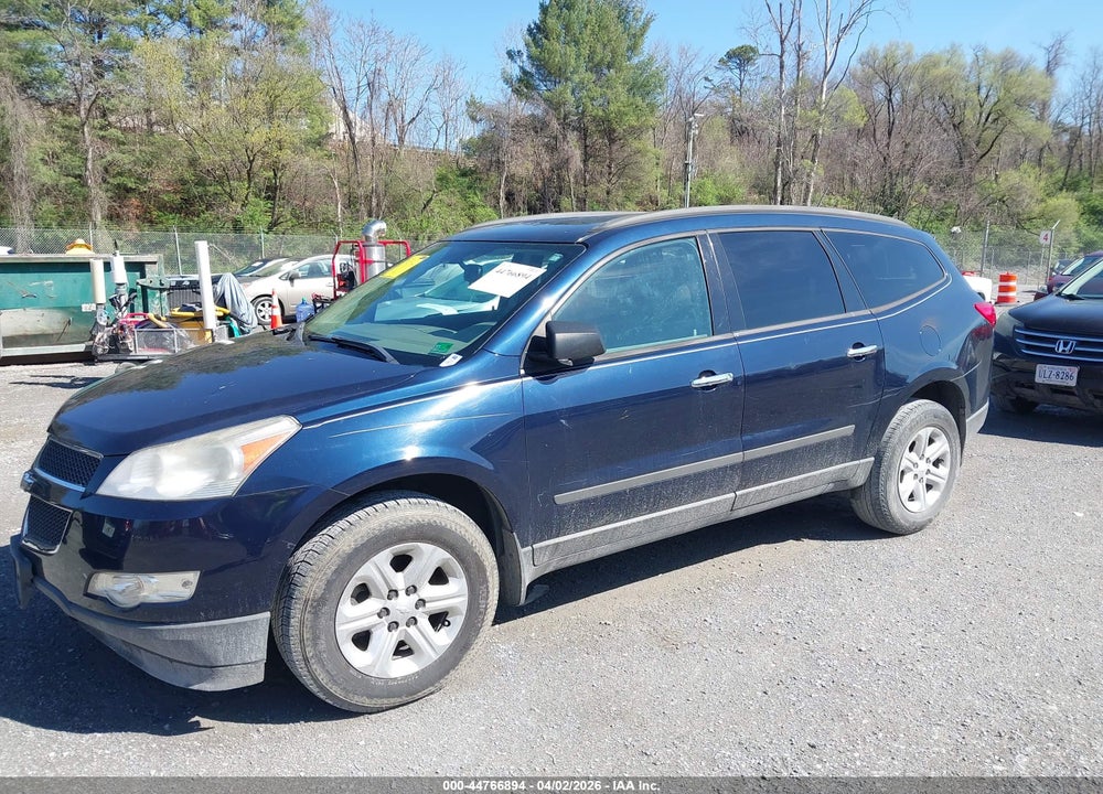 2012 CHEVROLET TRAVERSE LS VIN: 1GNKREED9CJ247336