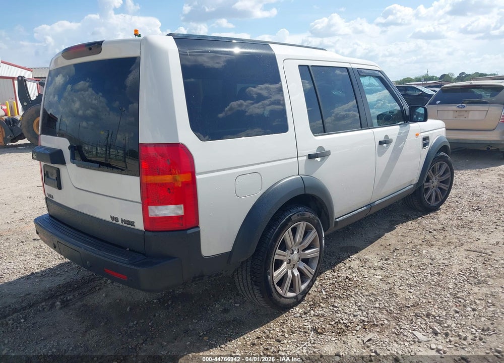 2008 LAND ROVER LR3 V8 HSE VIN: SALAG25438A467015
