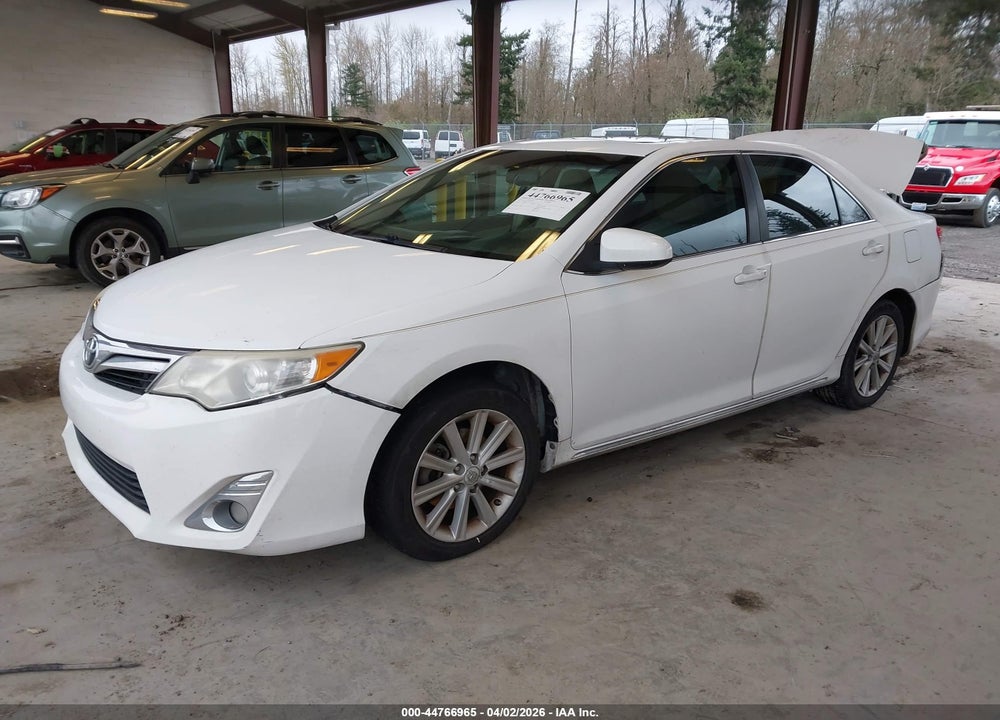 2012 TOYOTA CAMRY XLE VIN: 4T1BF1FK2CU604390