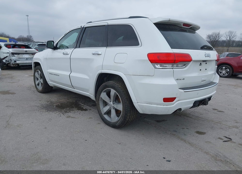 2014 JEEP GRAND CHEROKEE OVERLAND VIN: 1C4RJFCG2EC140427