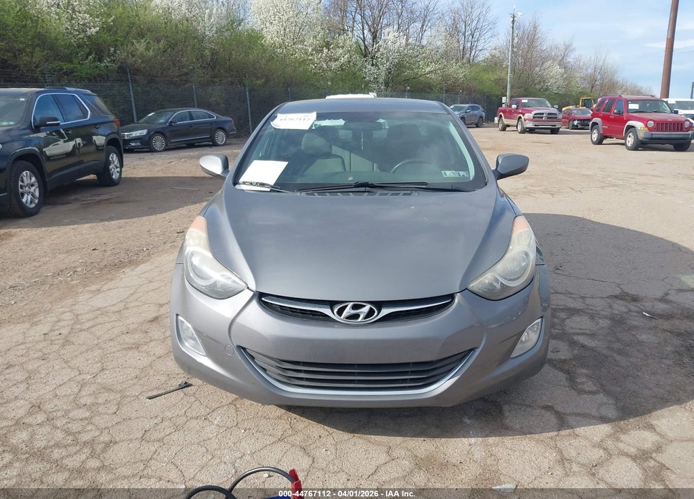 2013 HYUNDAI ELANTRA GLS VIN: 5NPDH4AE8DH306786