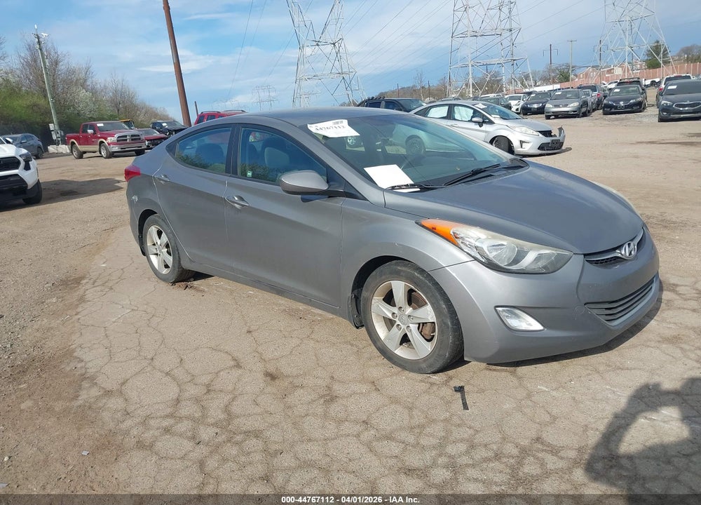 2013 HYUNDAI ELANTRA GLS VIN: 5NPDH4AE8DH306786