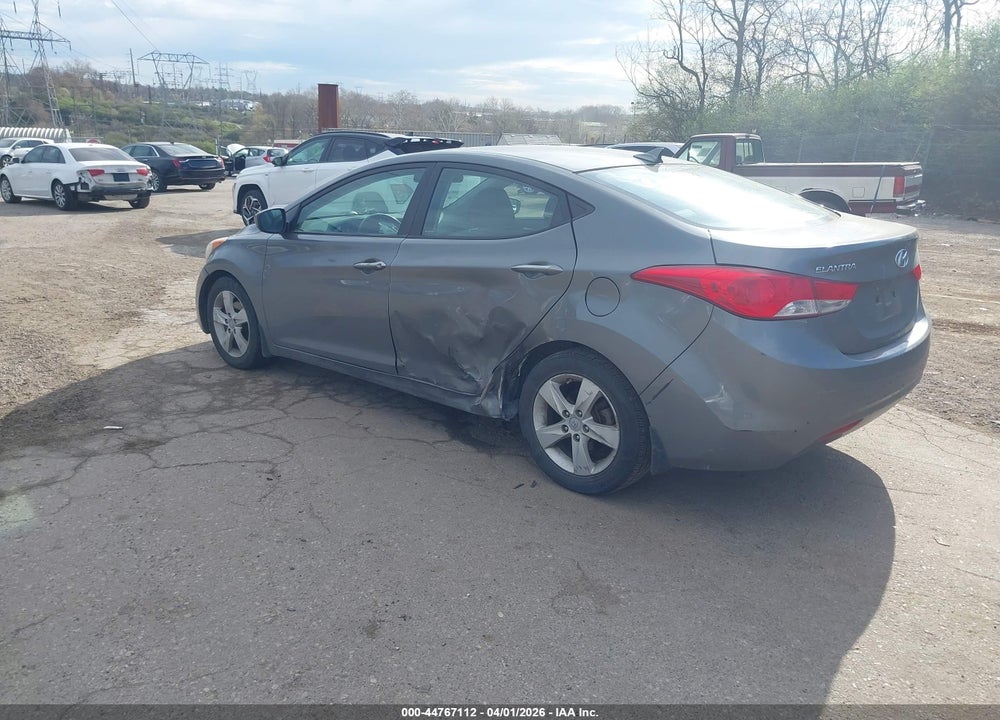 2013 HYUNDAI ELANTRA GLS VIN: 5NPDH4AE8DH306786