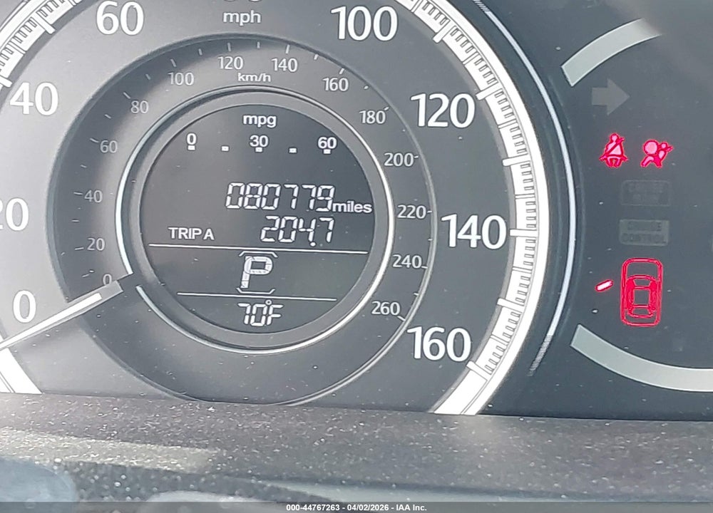 2014 HONDA ACCORD EX-L VIN: 1HGCR2F85EA170918