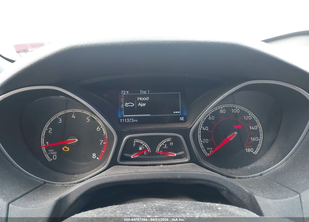 2016 FORD FOCUS ST VIN: 1FADP3L9XGL342661