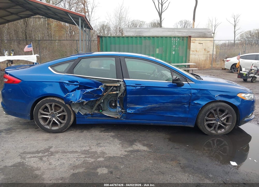 2017 FORD FUSION S VIN: 3FA6P0G72HR403388