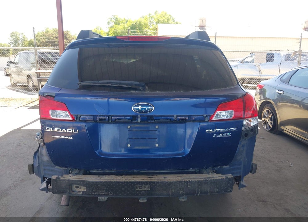 2010 SUBARU OUTBACK 2.5I PREMIUM VIN: 4S4BRBCC7A3363231