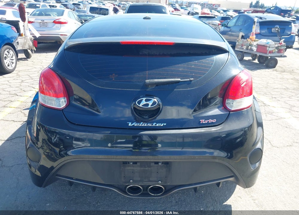 2013 HYUNDAI VELOSTER TURBO W/BLACK VIN: KMHTC6AE6DU108151