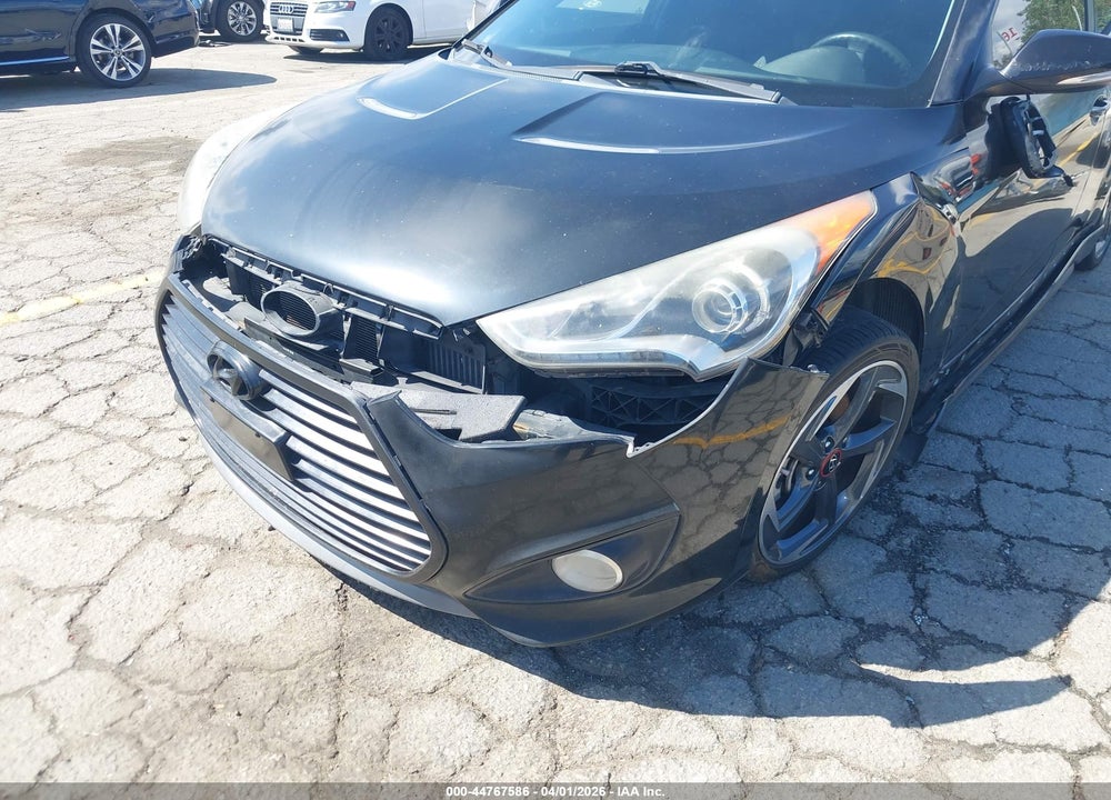 2013 HYUNDAI VELOSTER TURBO W/BLACK VIN: KMHTC6AE6DU108151