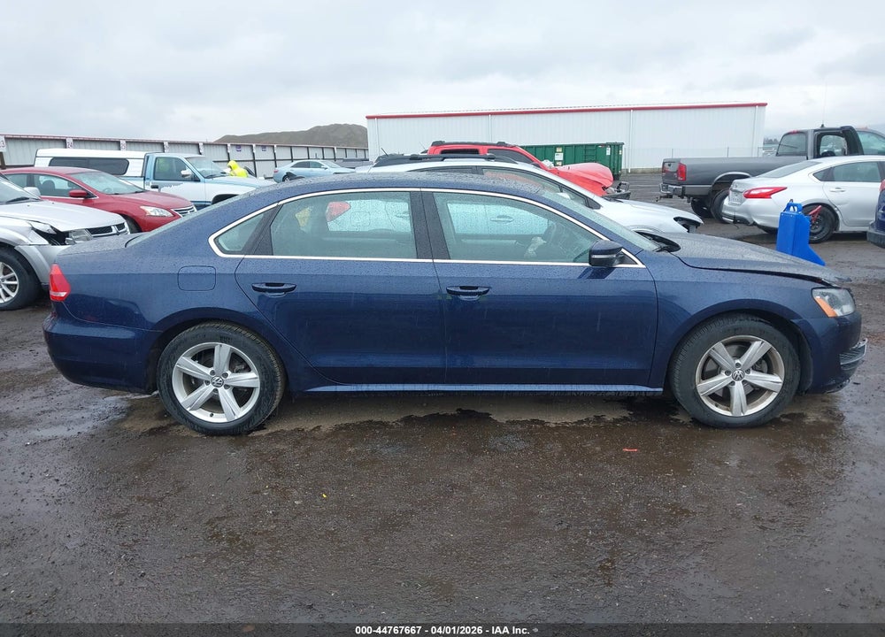 2012 VOLKSWAGEN PASSAT 2.5L SE VIN: 1VWBP7A3XCC106641