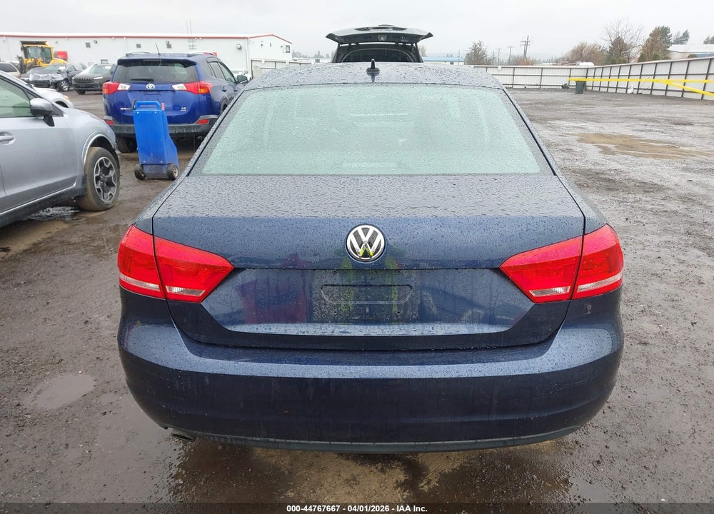 2012 VOLKSWAGEN PASSAT 2.5L SE VIN: 1VWBP7A3XCC106641
