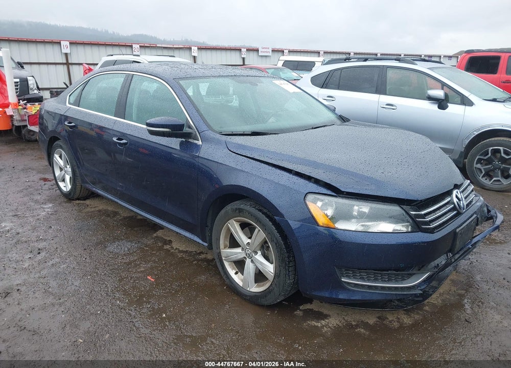 2012 VOLKSWAGEN PASSAT 2.5L SE VIN: 1VWBP7A3XCC106641